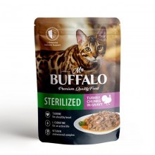 Mr.Buffalo 90140/В307 д/кошек STERILIZED Индейка в соусе 85 г